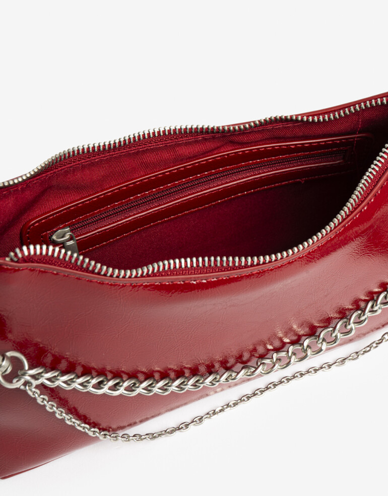 City Cartera Formato Bandolera - Rojo Medio