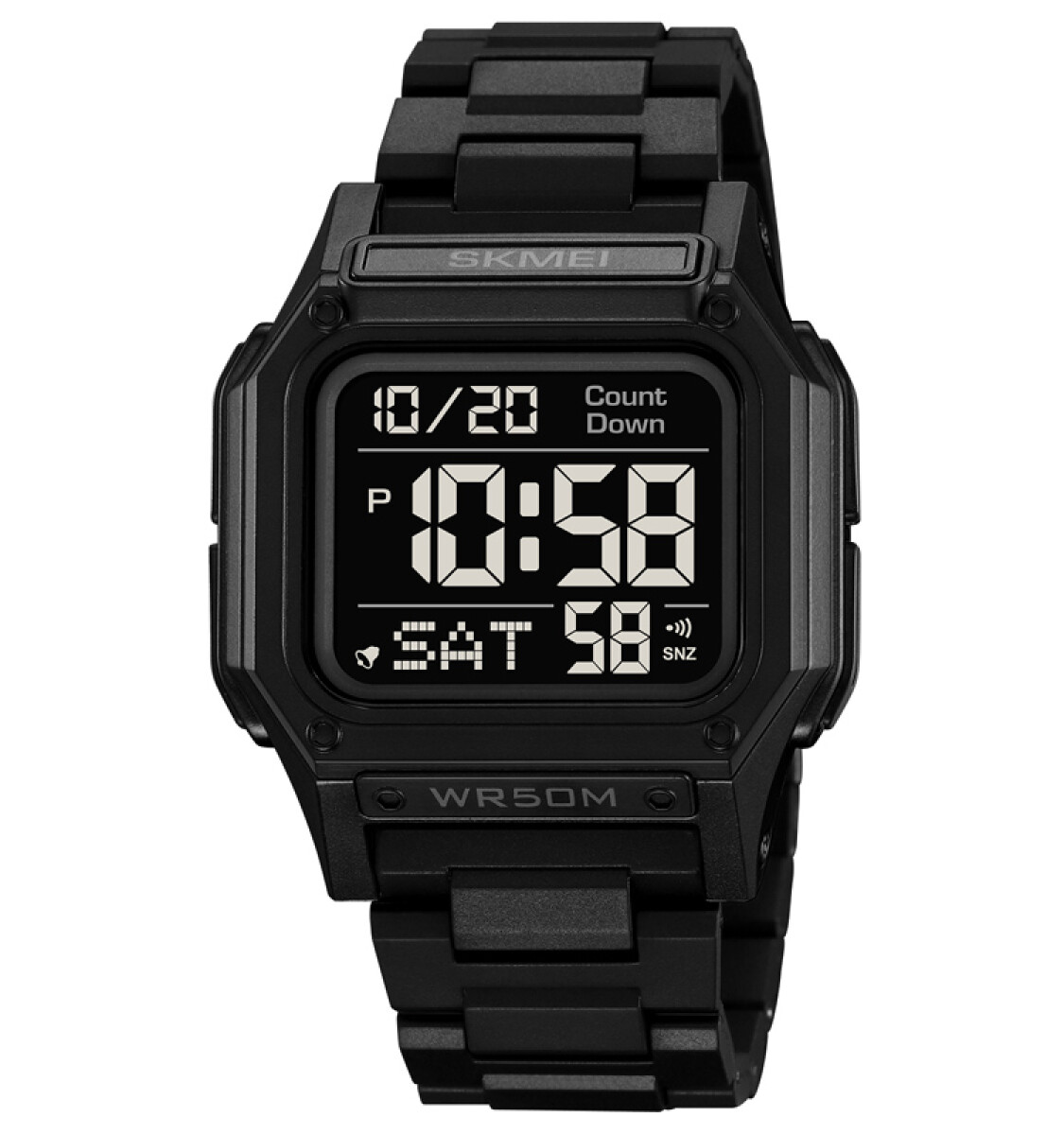 Reloj Skmei 2264bkbk Hombre Digital Negro Con Pantalla Negra 