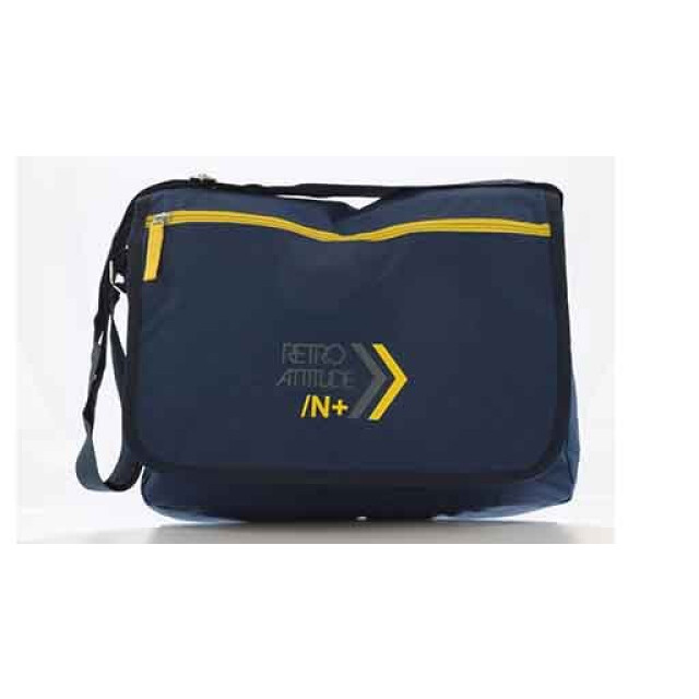 Mochila N+ Morral Cuadernola Retro Azul