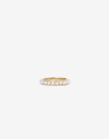 Anillos Medianos y Grandes Perla Anillo De Metal Con Perlas - Dorado