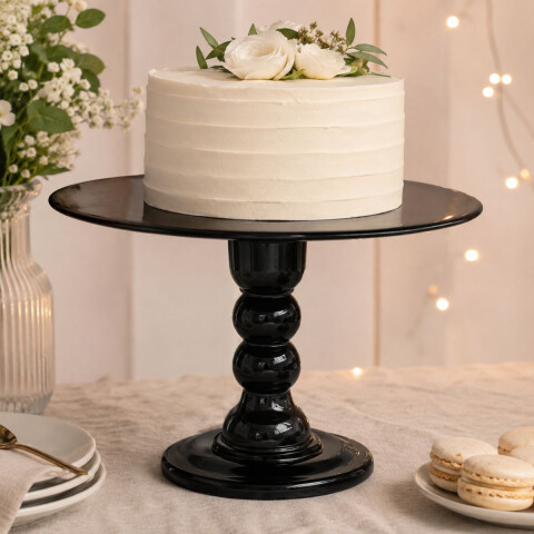Soporte de Torta 32 cm x22cm Negro