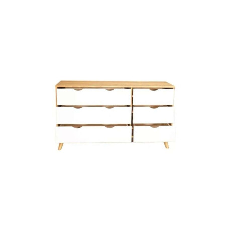 Comoda 6 Cajones Madera Linea Dublin