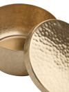 Tarro de almacenaje TENHULT Ø11x6 cm dorado Tarro de almacenaje TENHULT Ø11x6 cm dorado