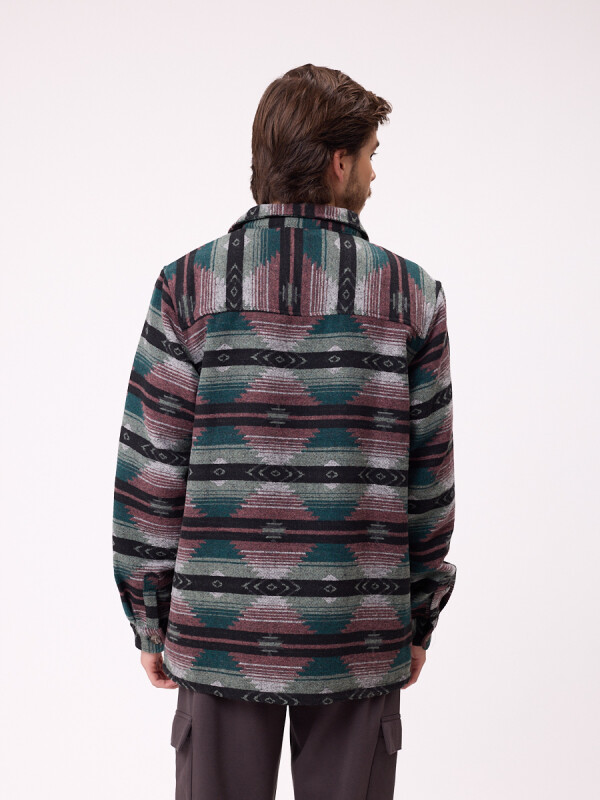 CAMISA TATON RUSTY Rosa Oscuro