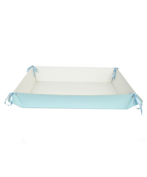 Bandeja baby shower 41x33x8 cm - PERLATO CELESTE Bandeja baby shower 41x33x8 cm - PERLATO CELESTE