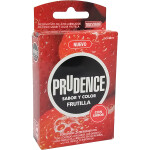 PRUDENCE PRESERVATIVOS FRUTILLA CJ X 3 U única