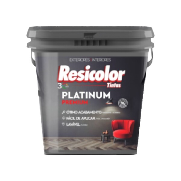 PINTURA ACRÍLICA PREMIUM PLATINUM BRANCO SEMIBRILLO 3.2L Pintura Acrílica Premium Platinum Branco Semibrillo 3.2l
