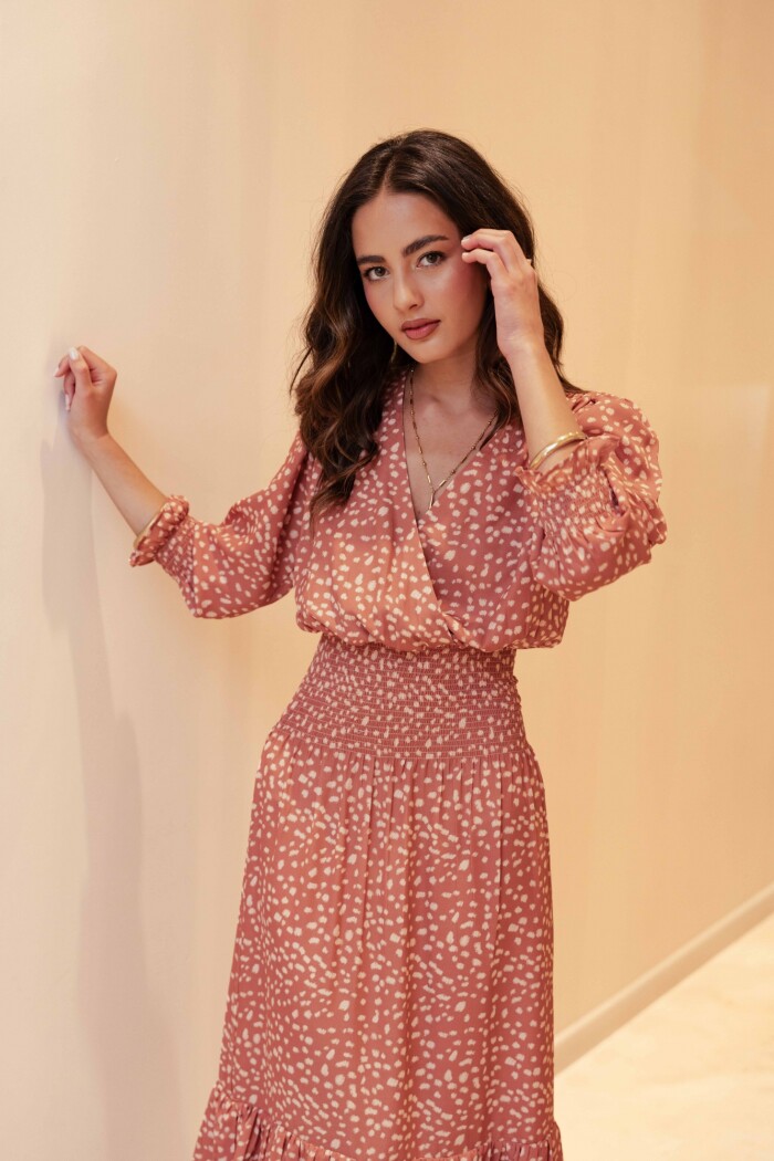 VESTIDO VALENTINA MAXI CARAMEL DEER VESTIDO VALENTINA MAXI CARAMEL DEER