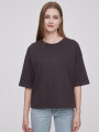 Remera Ahrnia Gris Oscuro