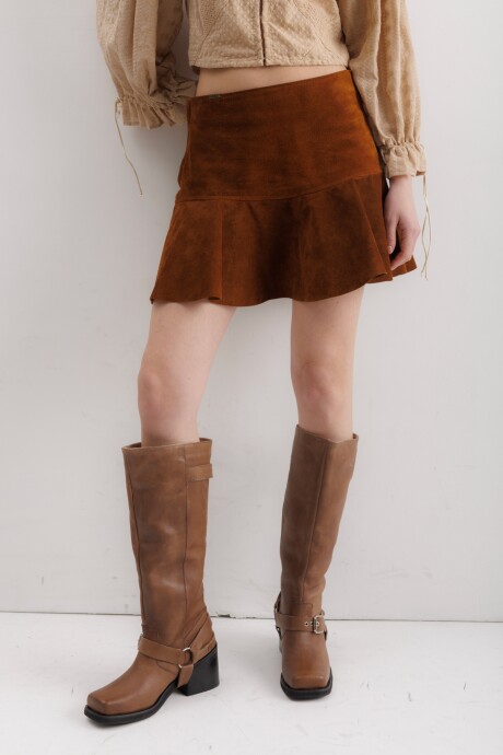 Falda Flown Leather Óxido
