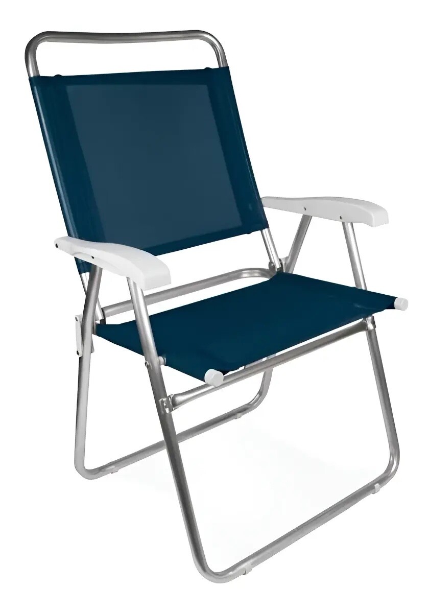 SILLA MASTER PLUS ALUMINIO MOR AZUL 2112 