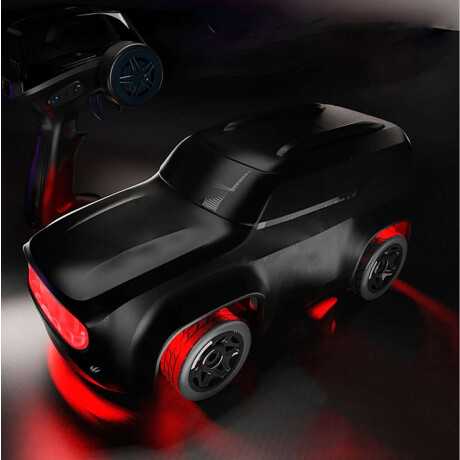 Mini auto a control remoto drift para niños Negro