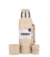 Termo Premium 1lt. Con base de Silicona Taupe
