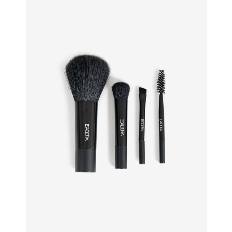 Set De Mini Brochas De Maquillaje Negro