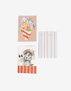 Anotadores Cuadernos y Memos Set De 3 Cuadernos Estampados - Combinacion Multicolor
