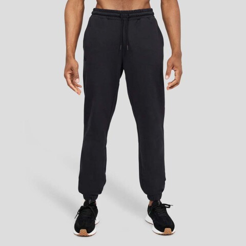 Embroidered Logo Joggers - Hombre Black