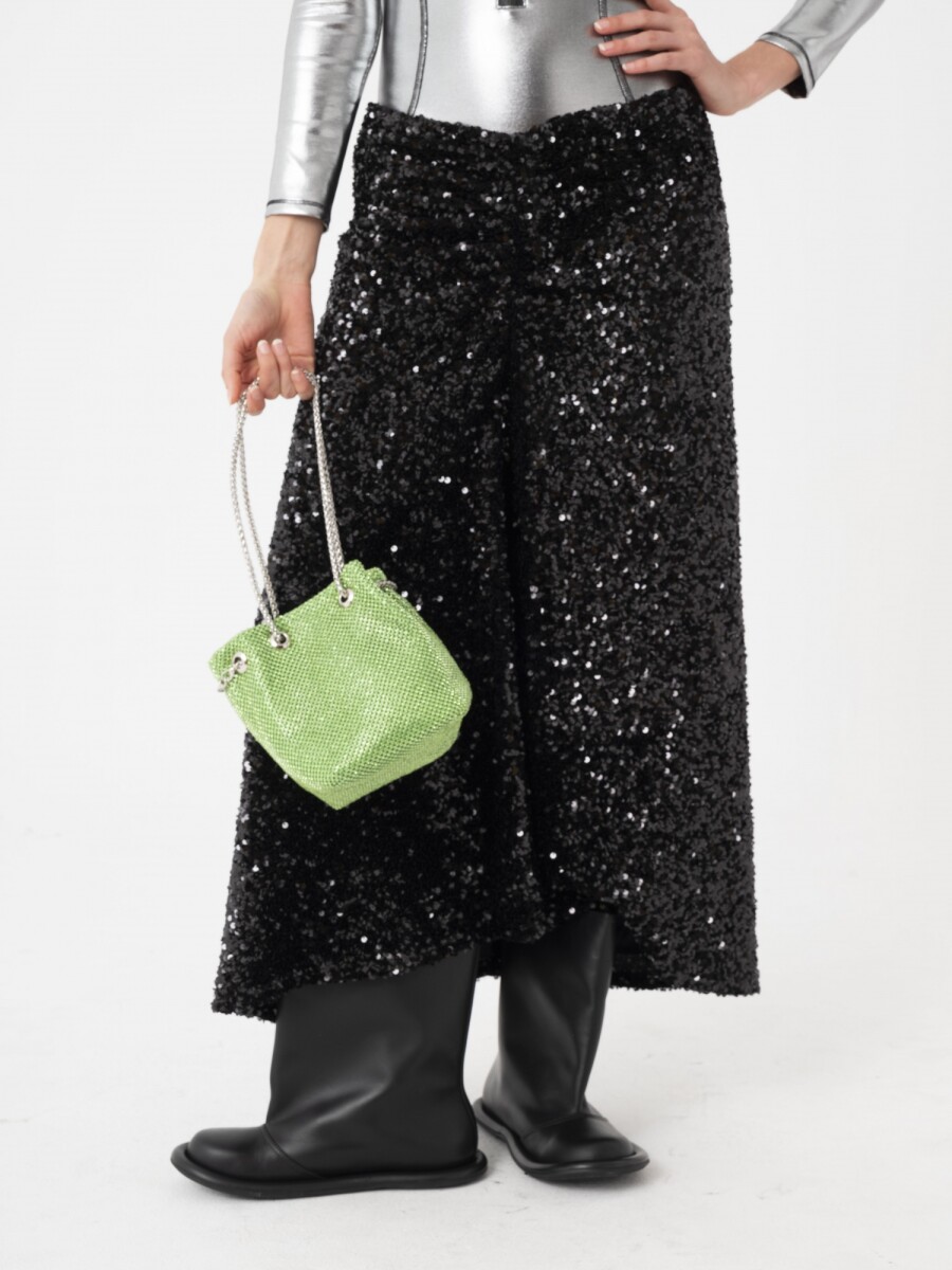 FALDA MIDI DE LENTEJUELA 