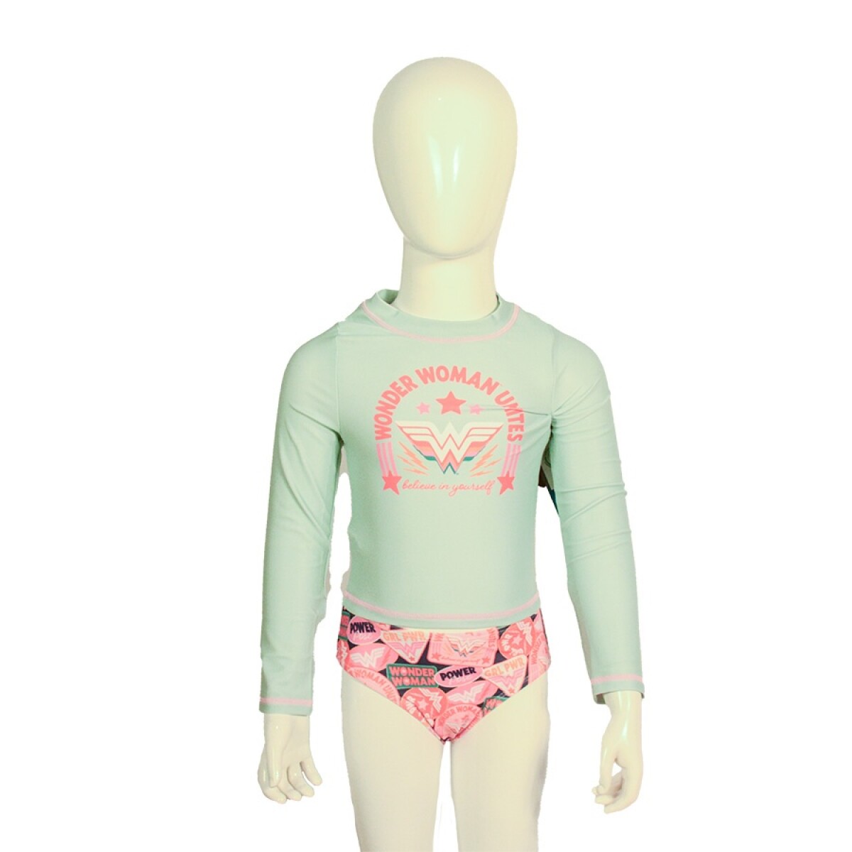 Malla DC Wonder Woman Protección UV de Niños - WWIISS24805 - Verde Agua 