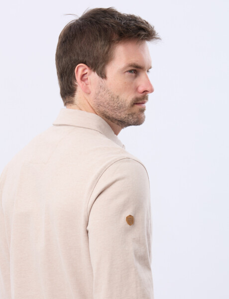 REMERA POLO DE ALGODON Beige