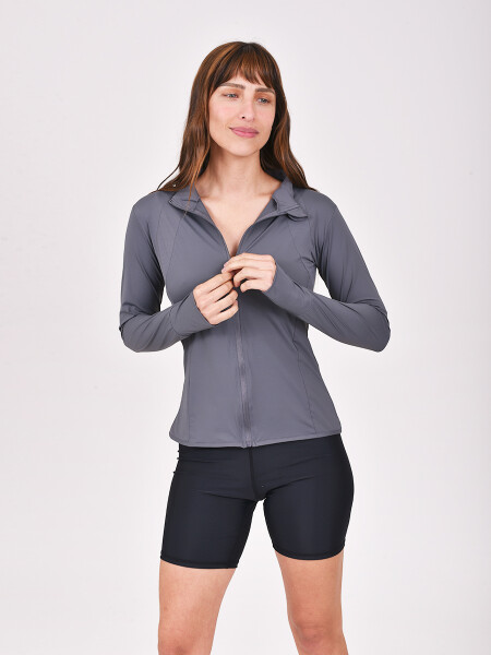 CAMPERA SABALENKA GRIS OSCURO