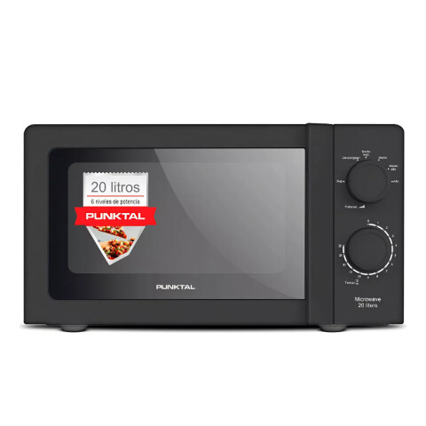 Horno Microondas Punktal Pk-2019m 20l Rotativo Manual Horno Microondas Punktal Pk-2019m 20l Rotativo Manual