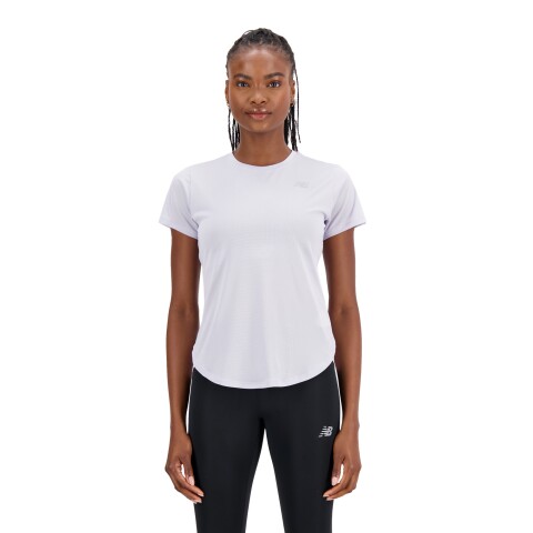 Remera New Balance de Dama - WT23222GRV GREY