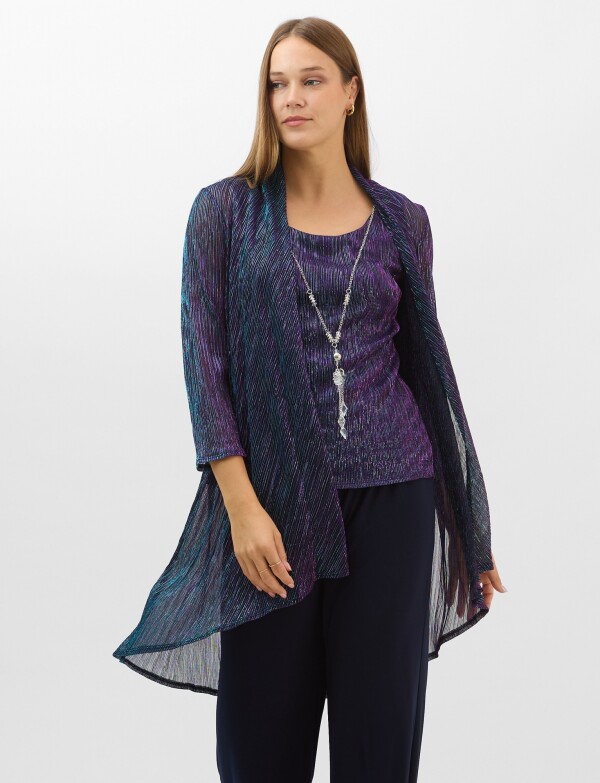 Set Musculosa, Chaqueta & Pantalon AZUL/MULTI