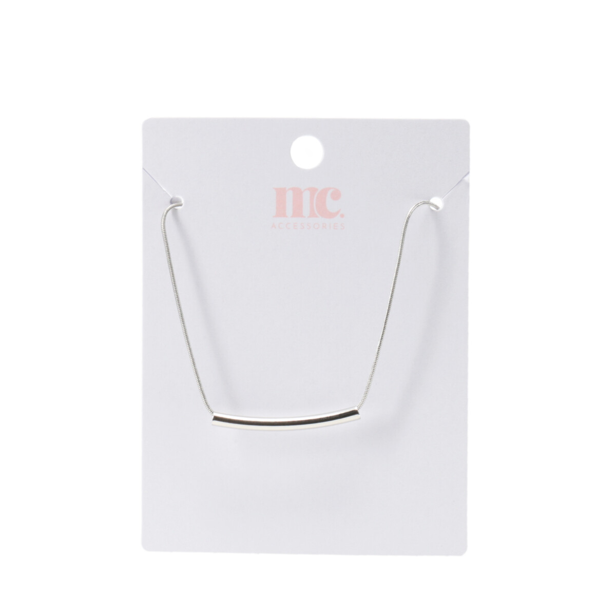 Collar de Mujer Miss Carol cadena con pieza metalica MissCarol - Plateado 