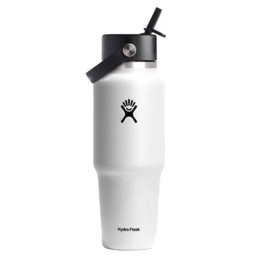 Botella Hydro Flask 32 Oz Wide Flex Straw Travel - Blanco Botella Hydro Flask 32 Oz Wide Flex Straw Travel - Blanco