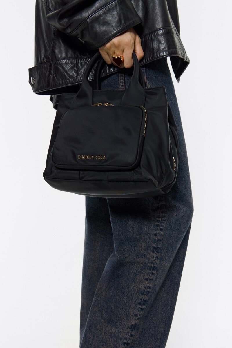 BOLSO DE MANO POCKET MEDIANO N Negro