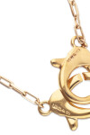 COLLAR BAÑADO EN ORO 18K CON MOSQUETÓN ENTRELAZADO GRANDE Colgante