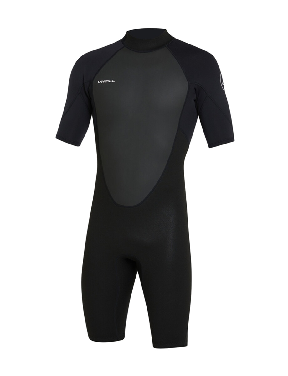 Reactor II Cierre de Espalda Spring Suit 2mm Negro · Manga Corta 
