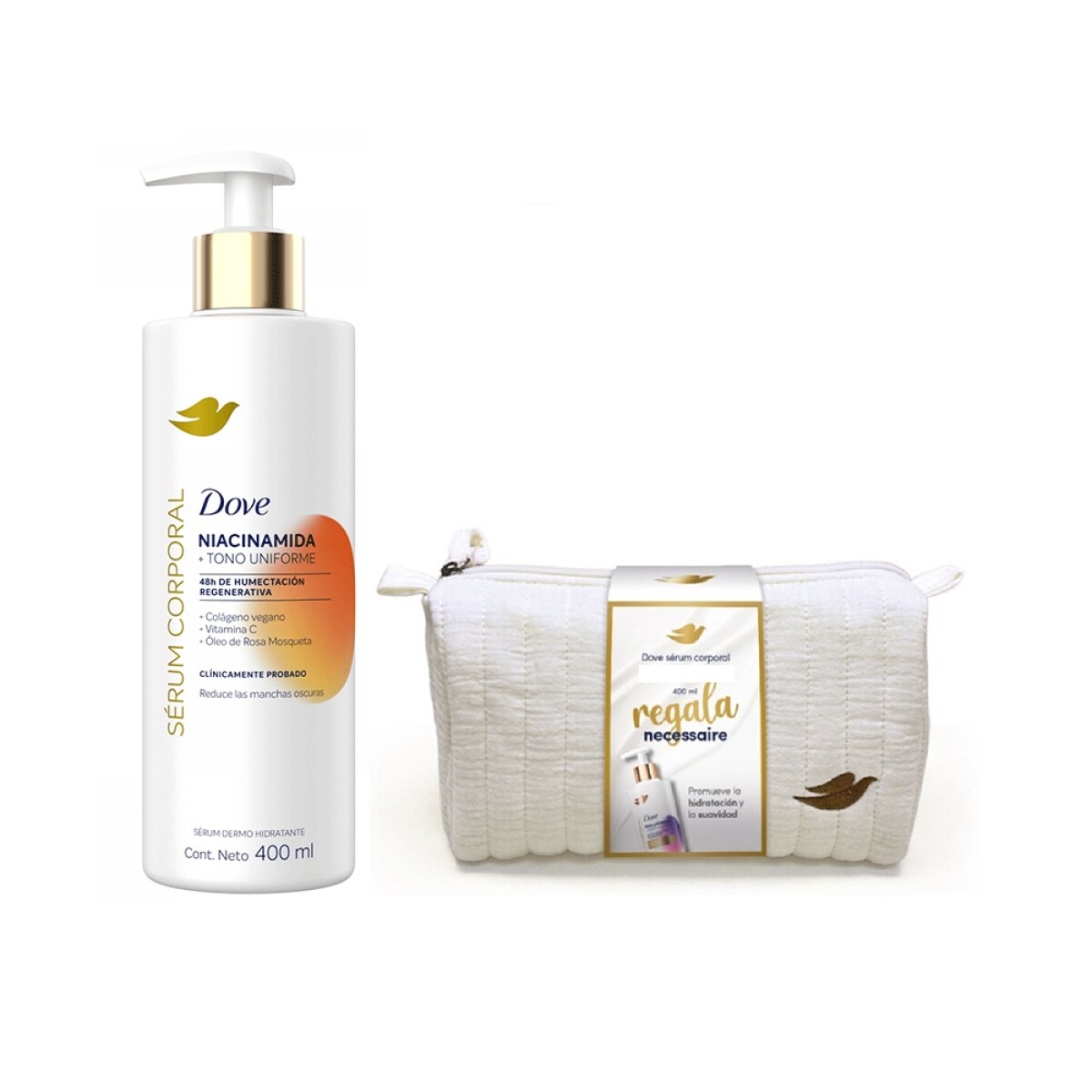 Serum Corporal Dove Niacinamida 400 Ml. + Necessaire 