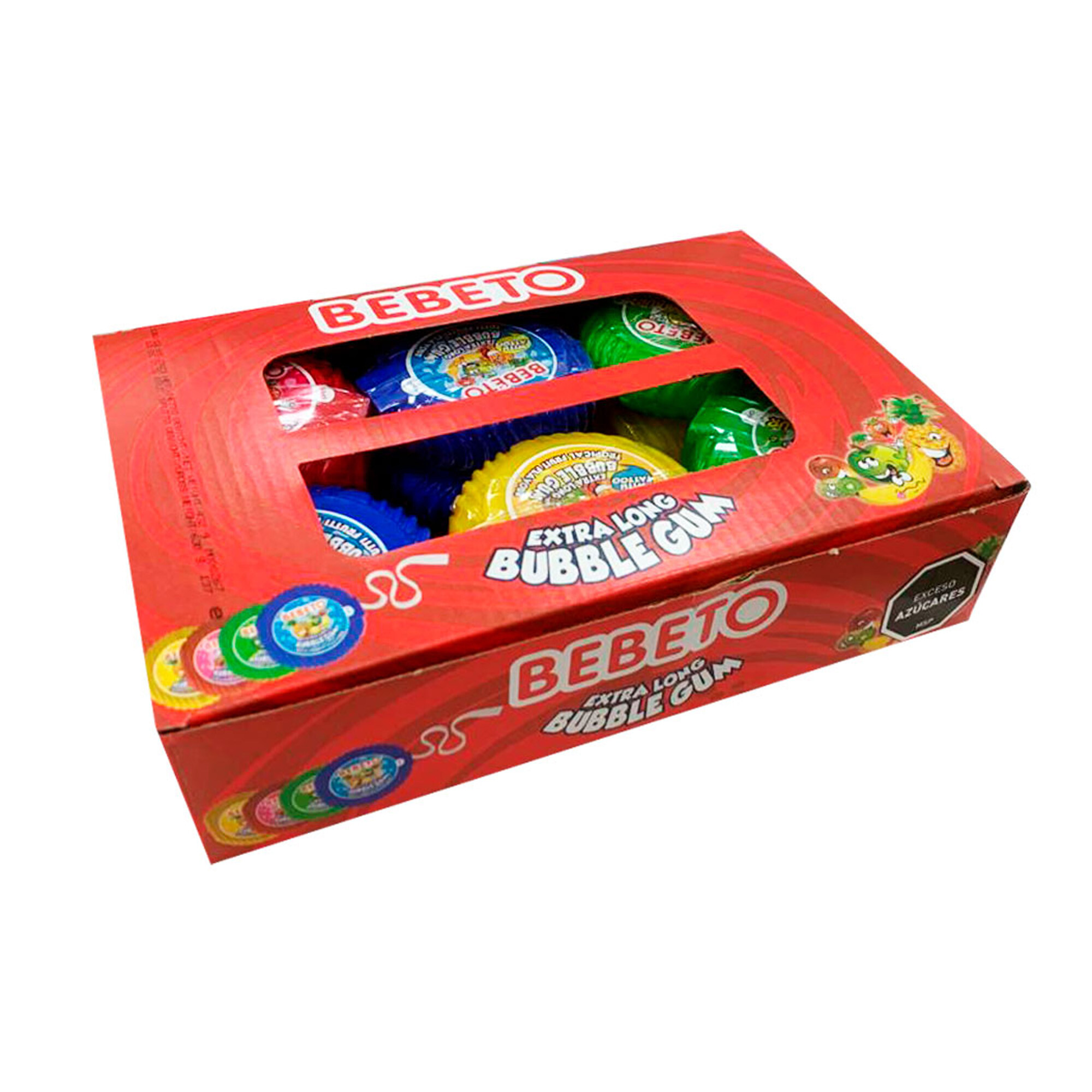 CHICLE EN CINTA BEBETO 36 Grs Display x12 Unidades — Suchina, image size:2000x2000