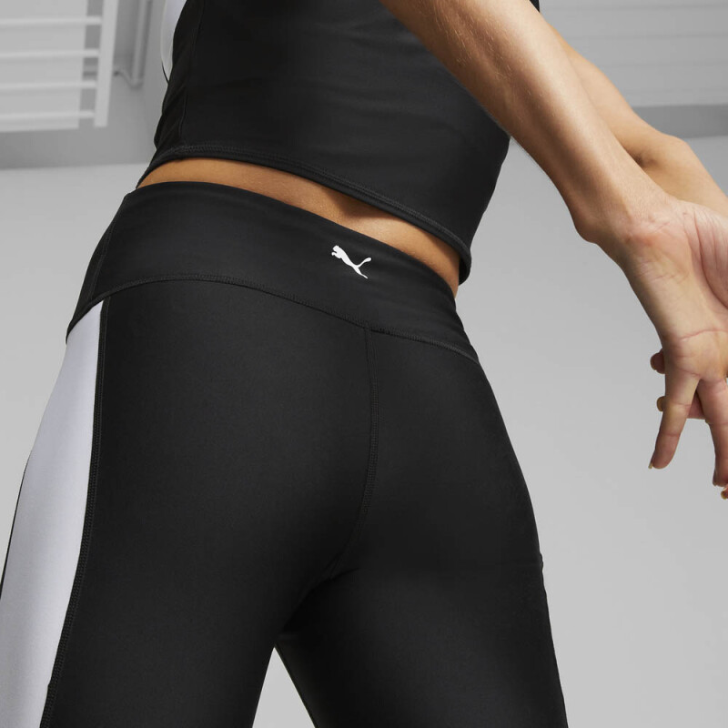 Fit Hw 7/8 Eversculpt Colorblock Tight - Mujer Black/white