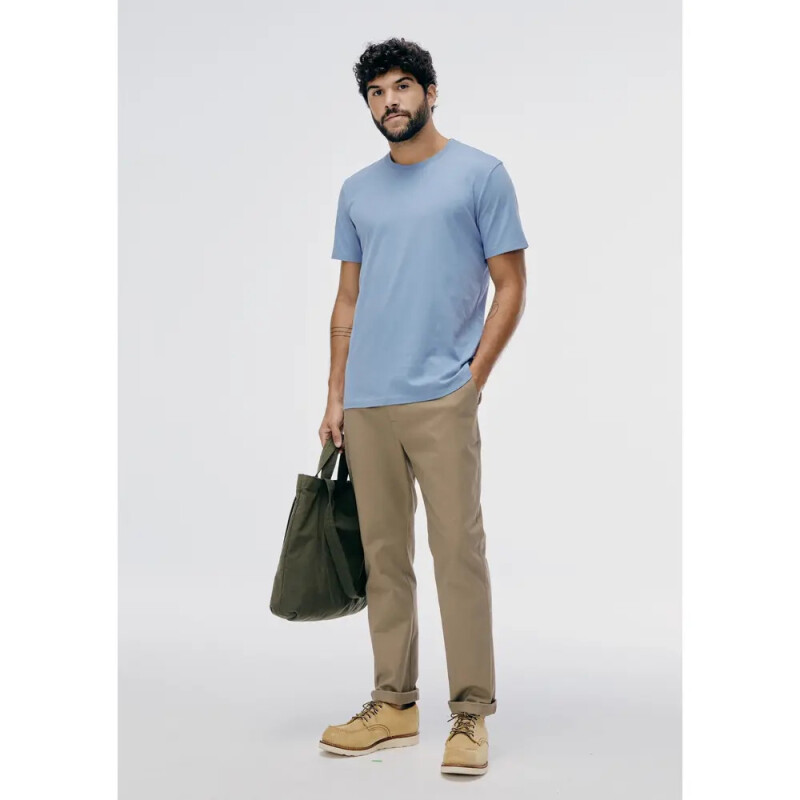 CAMISETA MM MASC AZUL MEDIO