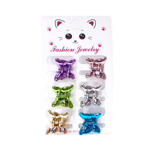 Broches pinzas de colores para el cabello 6pcs Broches Pinzas De Colores Para El Cabello 6pcs