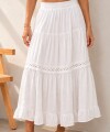 Pollera Margarita blanco