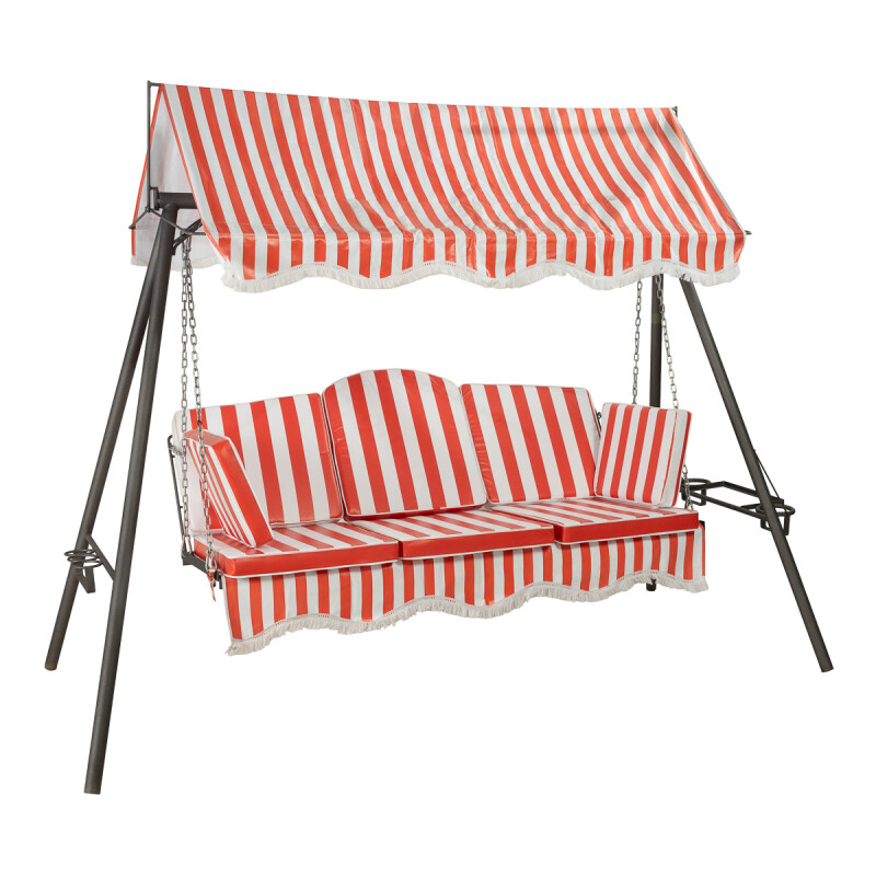 Hamaca de Jardín Especial con Almohadones y Toldo Hamaca de Jardín Especial con Almohadones y Toldo