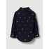 V-LS POPLIN NAVY UNIFORM