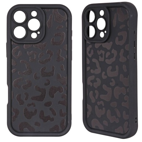 Protector animal print negro Iphone 14 V01