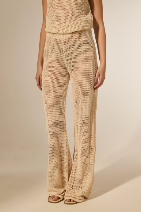 Pantalon Tejune Dorado