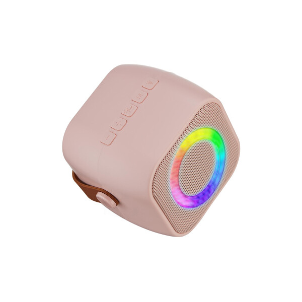 Parlante inalámbrico para karaoke con micrófonos color rosa Parlante Inalámbrico Para Karaoke Con Micrófonos Color Rosa