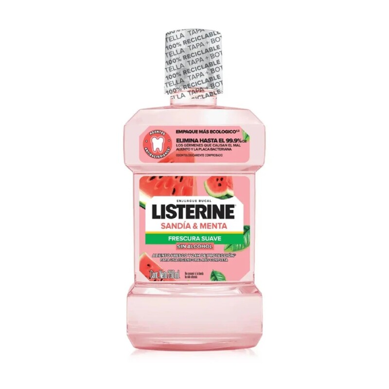 Enjuague Bucal Listerine Sandia Y Menta 250 Ml. Enjuague Bucal Listerine Sandia Y Menta 250 Ml.