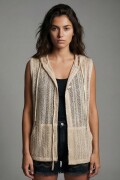 Chaleco Cannes CRUDO