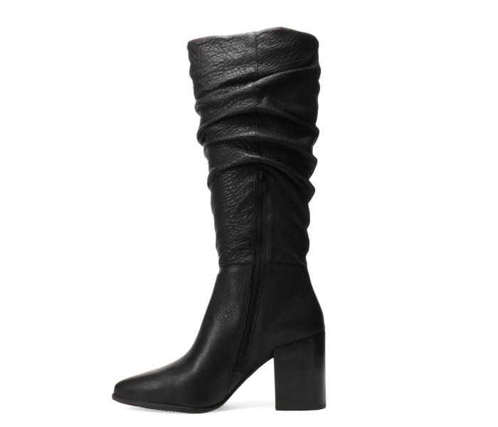 Bota bucanera arrugada 360304 Preto
