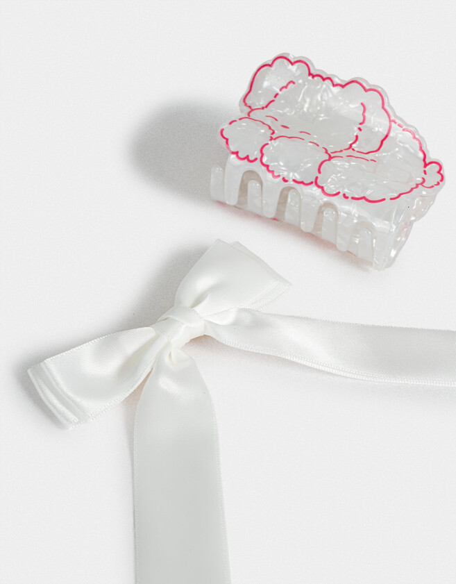 Accesorios Pelo Set Especiales Set De Accesorios De Pelo - Blanco Crudo