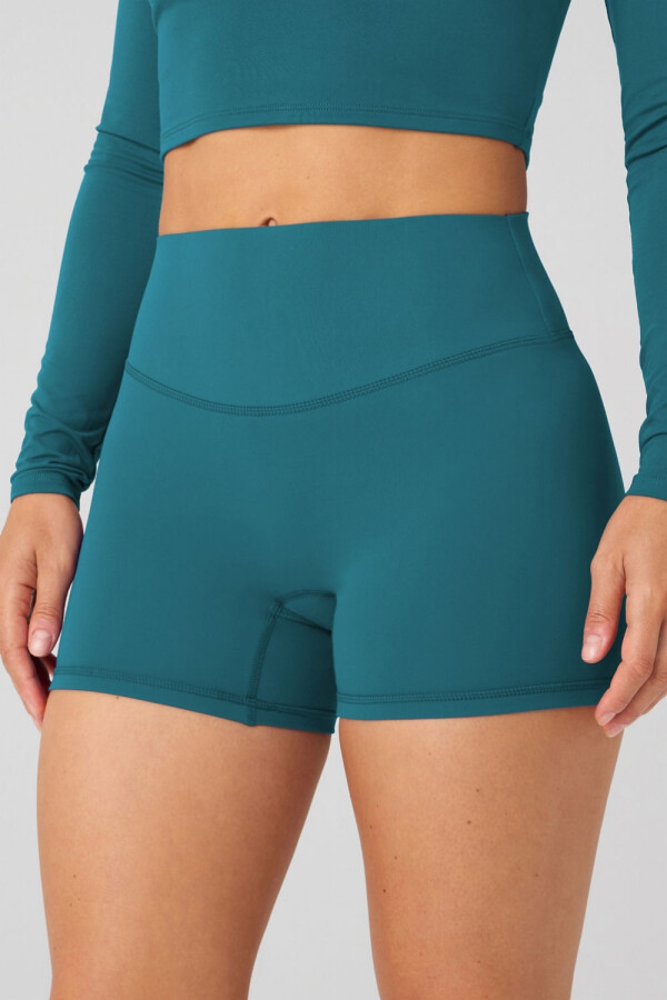 Short The No-Seam Pureluxe Tlc Short 4 Mujer Green Abyss