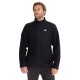 Campera caterpillar Microfleece full ZIP NEGRO