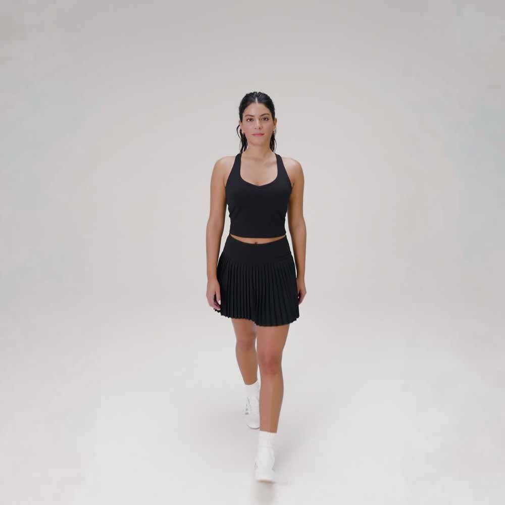 Top Anywhere Cropped Built-In Bra Mujer Pink Crush